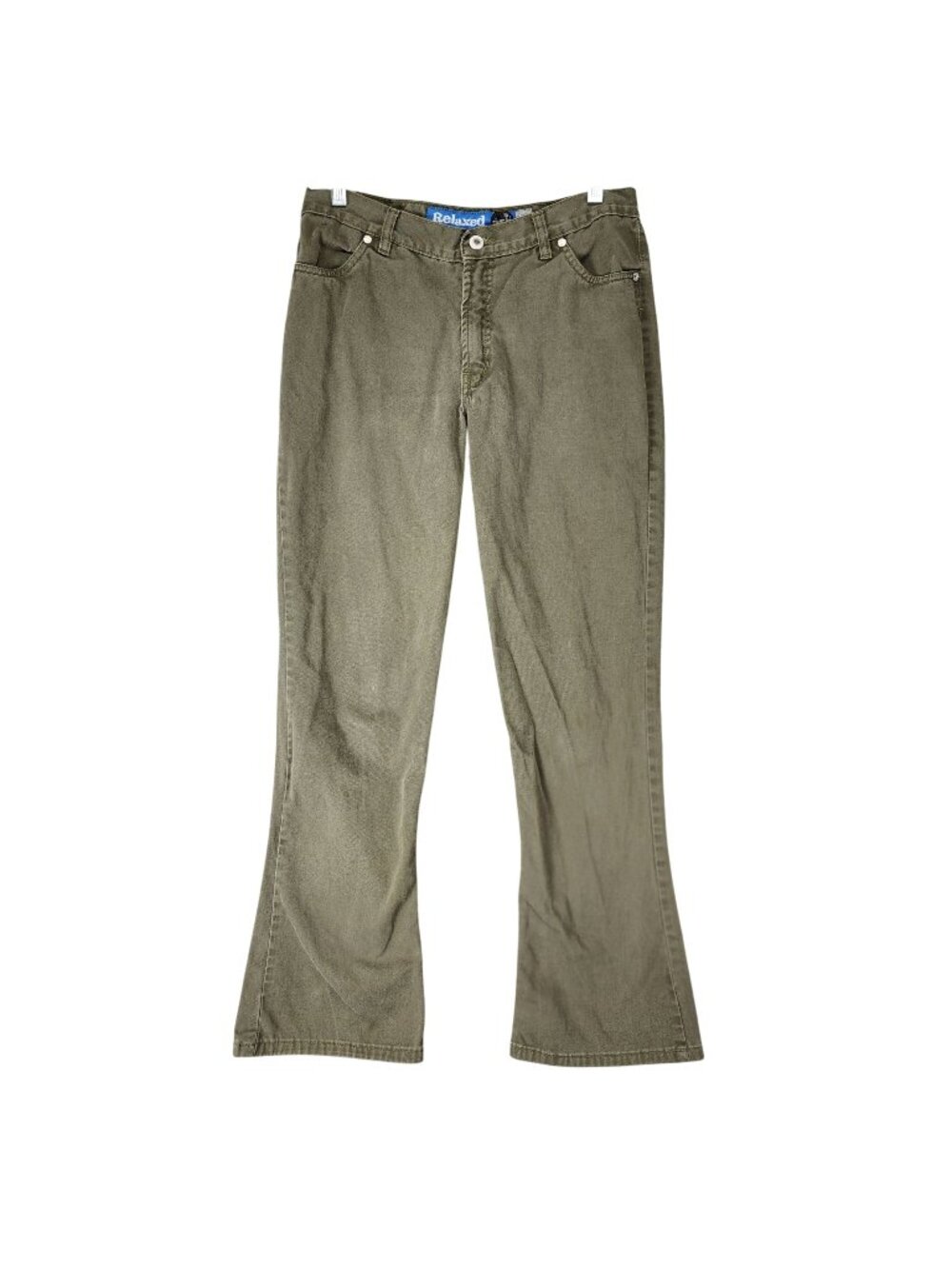 Levis Jeans Womens 10 Silver Tab Green Stretch Denim Bootcut Relaxed *Read*